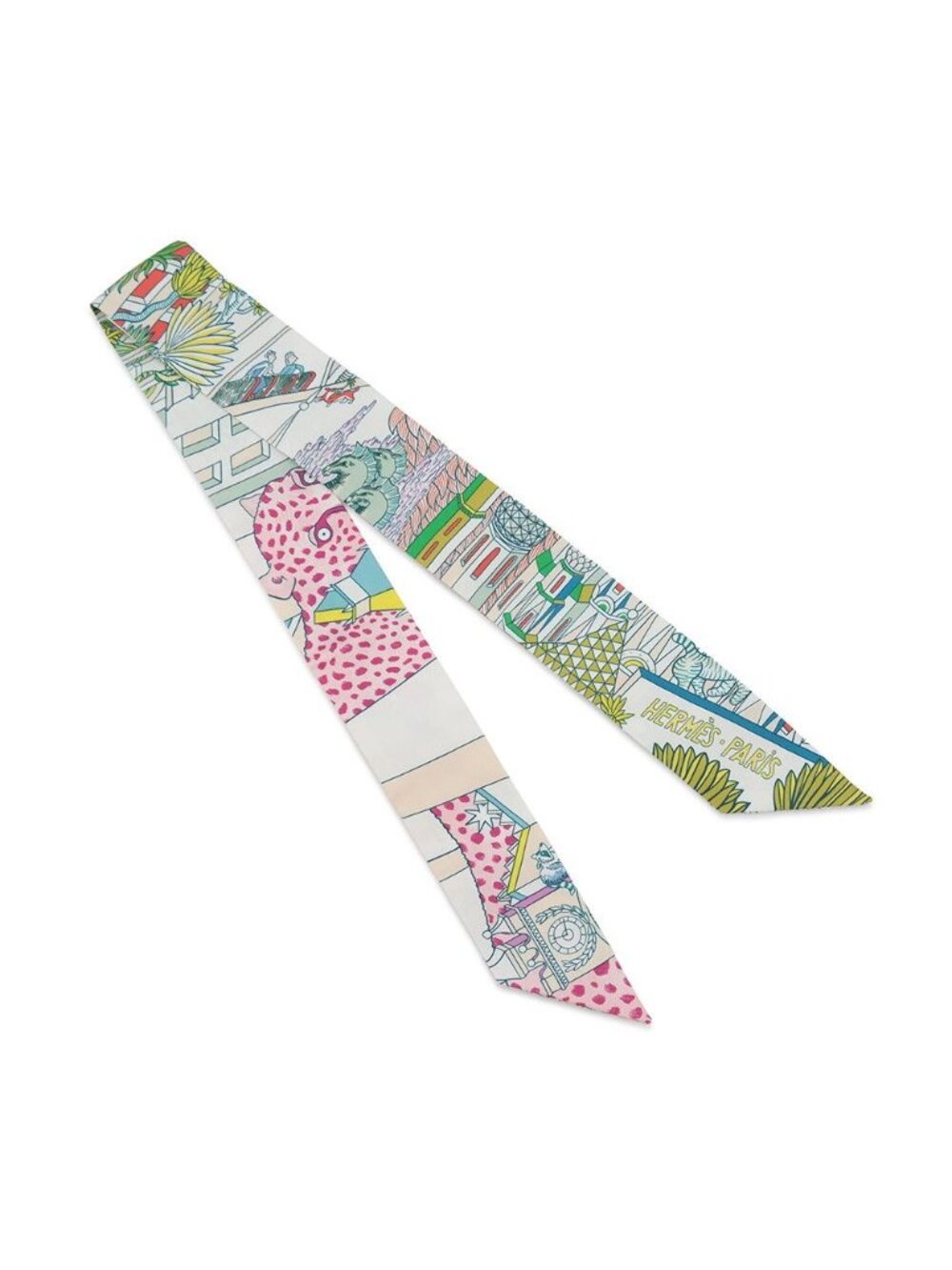 Hermes Scarf Twill Animapolis Silk - Picture 3 of 9